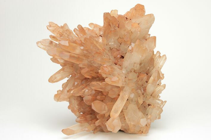 Tangerine Quartz Crystal Cluster - Madagascar #205635